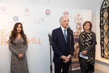 Вице-президент Фонда Гейдара Алиева Лейла Алиева приняла участие в открытии выставки «Семь красавиц» в Москве (ФОТО)
