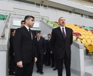 President Aliyev views Ashgabat Olympic Complex (PHOTO)