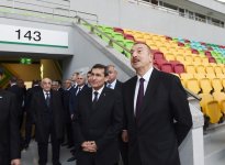 President Aliyev views Ashgabat Olympic Complex (PHOTO)