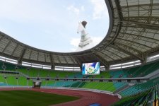 President Aliyev views Ashgabat Olympic Complex (PHOTO)