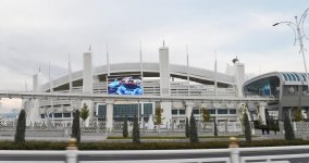 President Aliyev views Ashgabat Olympic Complex (PHOTO)