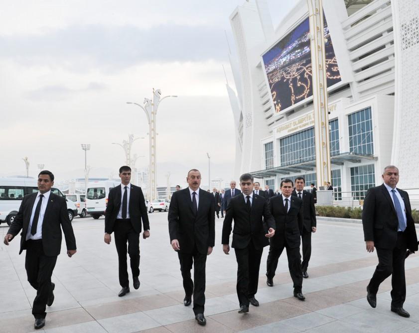President Aliyev views Ashgabat Olympic Complex (PHOTO)