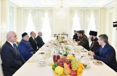 Президент Ильхам Алиев принял главу Чечни (ФОТО)