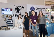 Президент Ильхам Алиев и Первая леди Мехрибан Алиева ознакомились с выставкой «Bakutel-2018» (ФОТО)