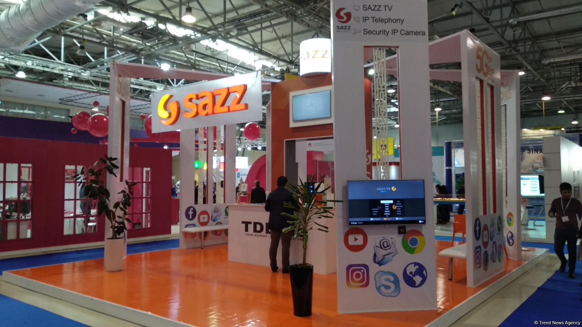 Sazz выступила с очень интересными инновационными решениями на Bakutel-2018 (ФОТО)
