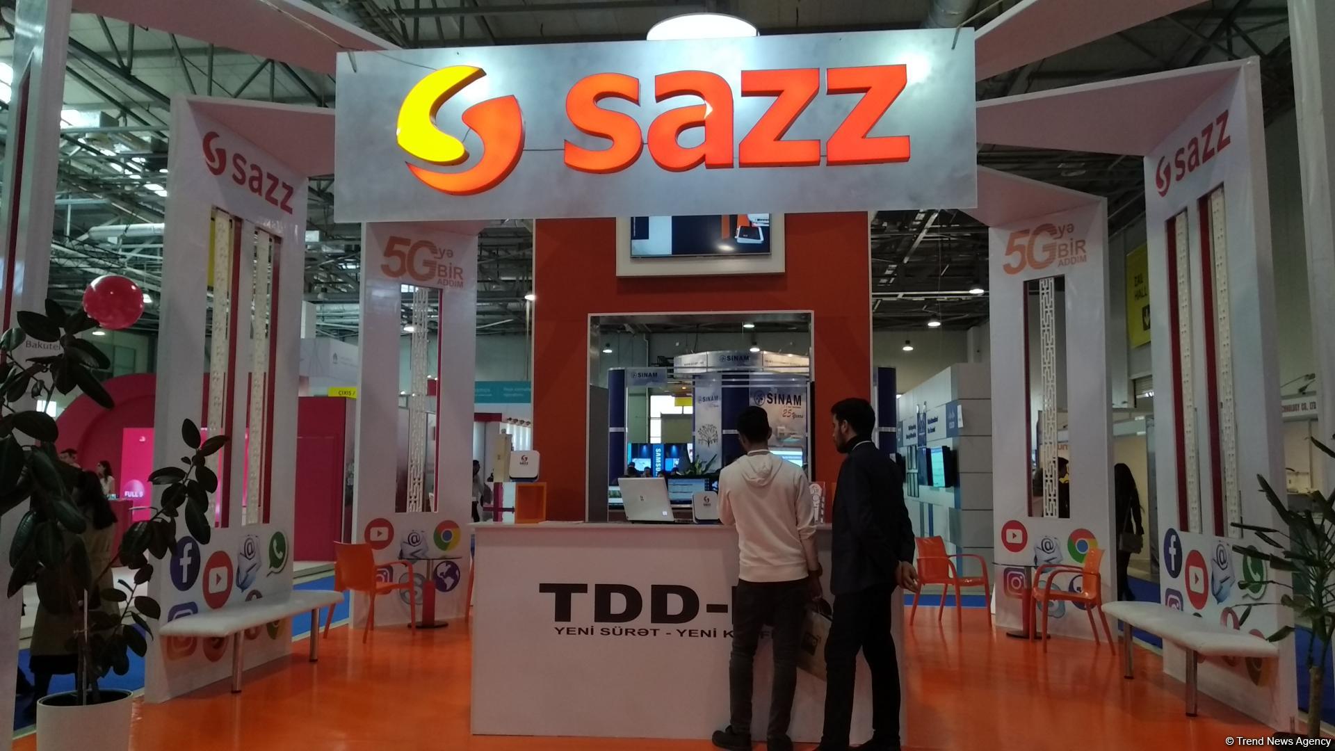 Sazz выступила с очень интересными инновационными решениями на Bakutel-2018 (ФОТО)