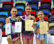 Прошла церемония награждения призеров второго дня 25-го первенства Азербайджана по художественной гимнастике (ФОТО)