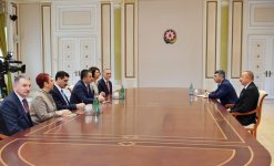 Ilham Aliyev receives delegation led by Turkish minister of agriculture and forestry (PHOTO)