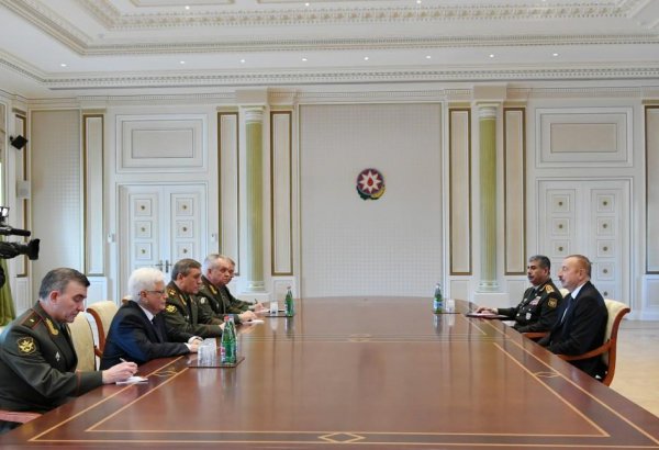 President Aliyev receives Russian top military chief