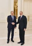 Президент Ильхам Алиев принял министра иностранных дел России (ФОТО)