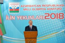 Президент Ильхам Алиев: 2018 год был очень успешным для Азербайджана, страна достигла больших успехов в том числе в области спорта (ФОТО)