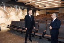 Azerbaijani president inaugurates Youth Center (PHOTO)
