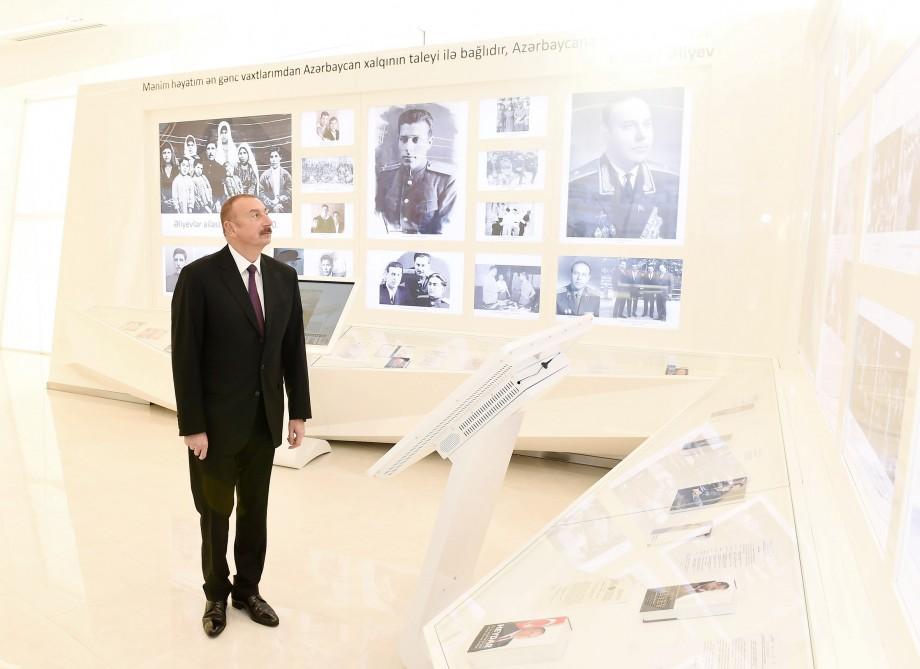 Azerbaijani president inaugurates Youth Center (PHOTO)