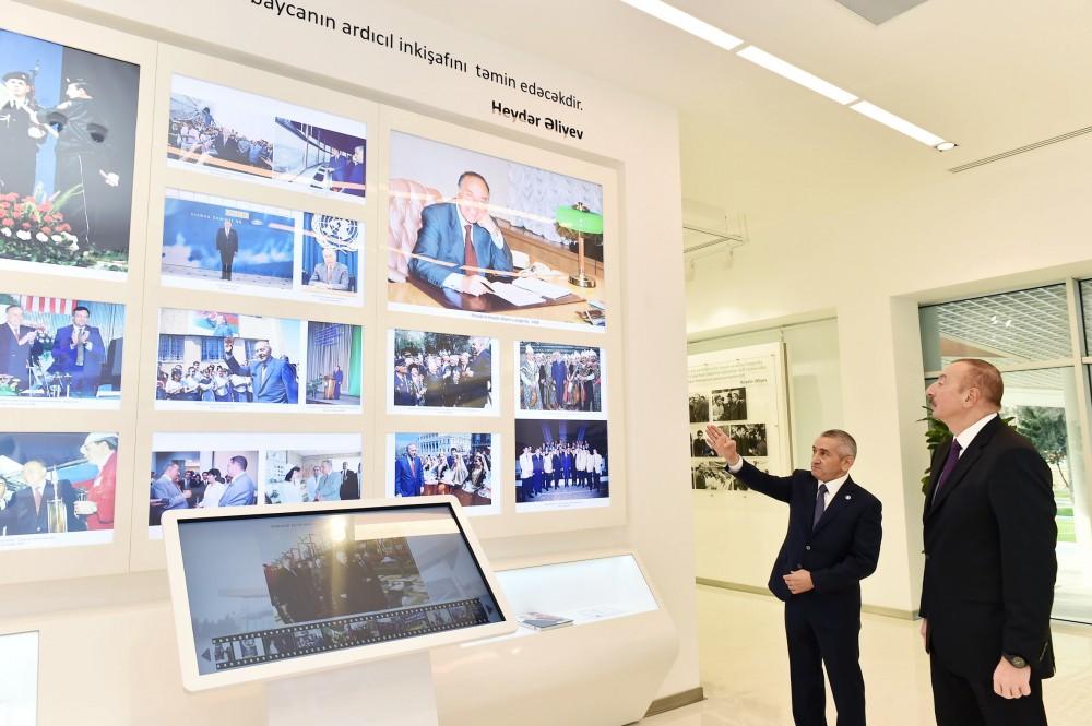 Azerbaijani president inaugurates Youth Center (PHOTO)