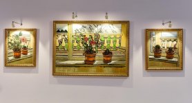 Президент Ильхам Алиев и Первая леди Мехрибан Алиева ознакомились с выставкой в связи с 90-летним юбилеем народного художника Таира Салахова (ФОТО)