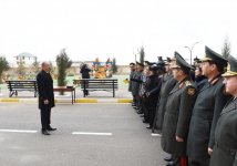 Президент Ильхам Алиев принял участие в церемонии предоставления новых квартир военнослужащим в Сабунчинском районе Баку (ФОТО)