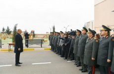 Президент Ильхам Алиев принял участие в церемонии предоставления новых квартир военнослужащим в Сабунчинском районе Баку (ФОТО)