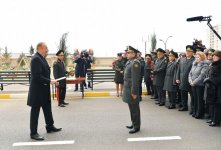 Президент Ильхам Алиев принял участие в церемонии предоставления новых квартир военнослужащим в Сабунчинском районе Баку (ФОТО)