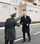 Президент Ильхам Алиев принял участие в церемонии предоставления новых квартир военнослужащим в Сабунчинском районе Баку (ФОТО)