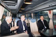 Президент Ильхам Алиев принял участие в открытии битумной установки и пункта заправки сжиженного газа на Бакинском НПЗ (ФОТО)
