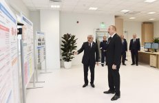 Президент Ильхам Алиев принял участие в открытии битумной установки и пункта заправки сжиженного газа на Бакинском НПЗ (ФОТО)