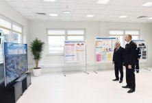 Президент Ильхам Алиев принял участие в открытии битумной установки и пункта заправки сжиженного газа на Бакинском НПЗ (ФОТО)