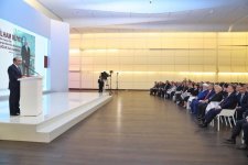 Heydar Aliyev Center hosts presentation of documentary and book “Ilham Aliyev: Annals of 15-year successful presidency. 2003-2018” (PHOTO)