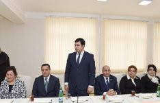 Президент Ильхам Алиев и Первая леди Мехрибан Алиева приняли участие в открытии жилого комплекса для семей вынужденных переселенцев (ФОТО) (версия 2)