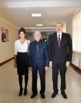 Президент Ильхам Алиев и Первая леди Мехрибан Алиева приняли участие в открытии жилого комплекса для семей вынужденных переселенцев (ФОТО) (версия 2)