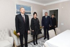 Президент Ильхам Алиев и Первая леди Мехрибан Алиева приняли участие в открытии жилого комплекса для семей вынужденных переселенцев (ФОТО) (версия 2)