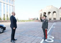 Президент Ильхам Алиев принял участие в открытии нового учебного здания Полицейской академии МВД (ФОТО)