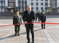 Президент Ильхам Алиев принял участие в открытии нового учебного здания Полицейской академии МВД (ФОТО)