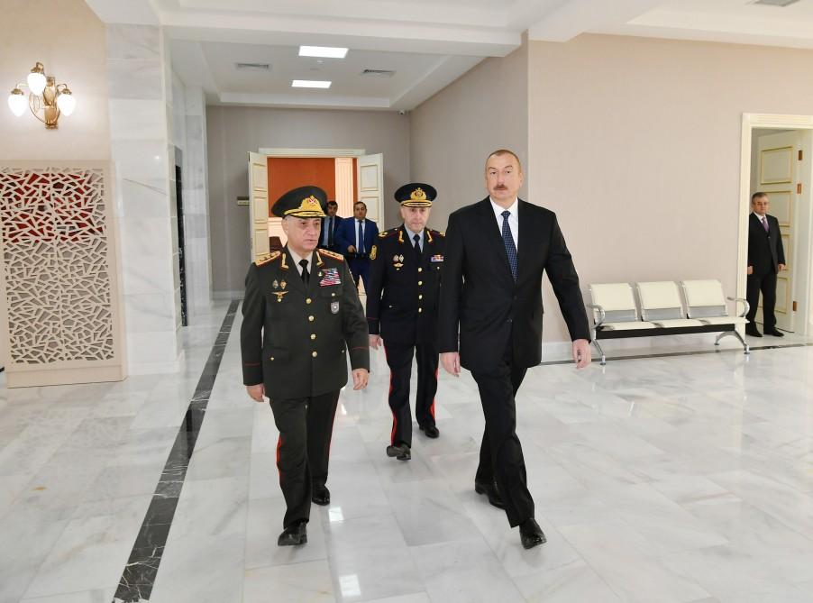 Президент Ильхам Алиев принял участие в открытии нового учебного здания Полицейской академии МВД (ФОТО)