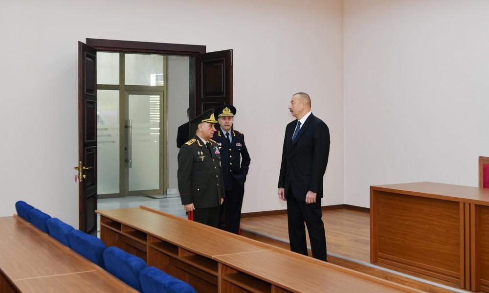 Президент Ильхам Алиев принял участие в открытии нового учебного здания Полицейской академии МВД (ФОТО)