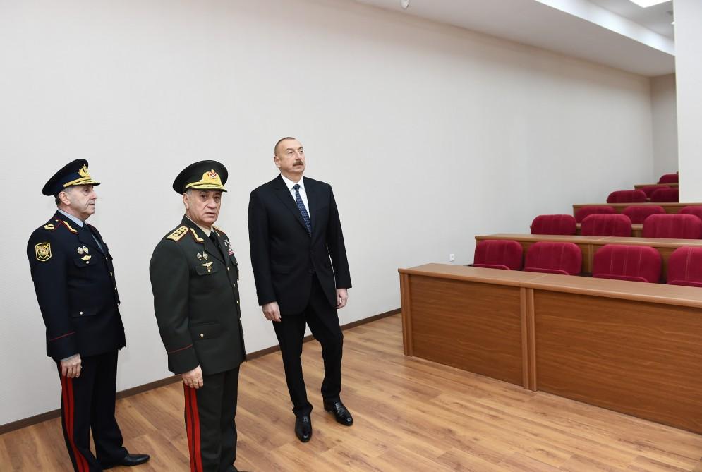 Президент Ильхам Алиев принял участие в открытии нового учебного здания Полицейской академии МВД (ФОТО)