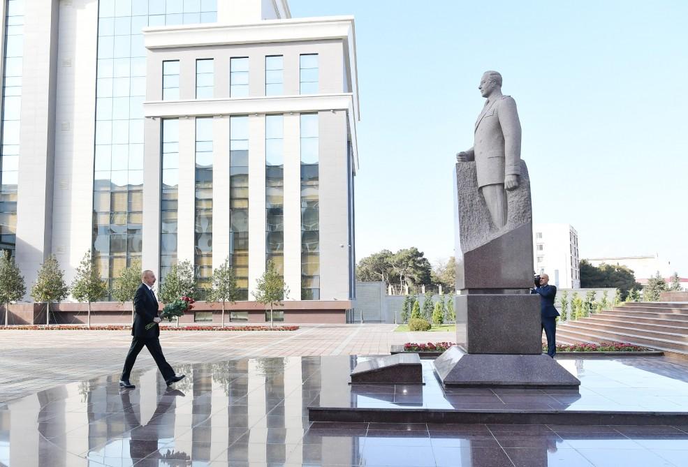 Президент Ильхам Алиев принял участие в открытии нового учебного здания Полицейской академии МВД (ФОТО)