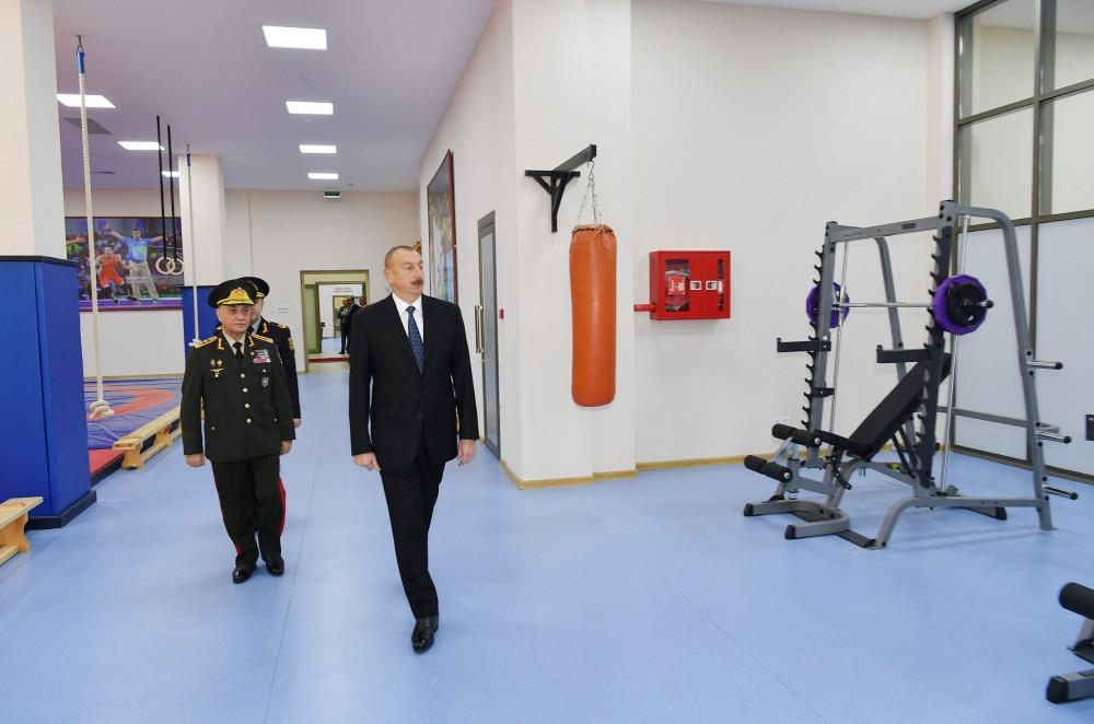 Президент Ильхам Алиев принял участие в открытии нового учебного здания Полицейской академии МВД (ФОТО)