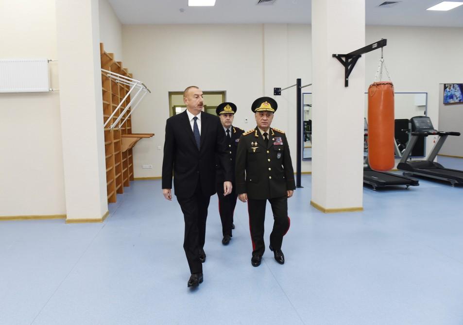 Президент Ильхам Алиев принял участие в открытии нового учебного здания Полицейской академии МВД (ФОТО)
