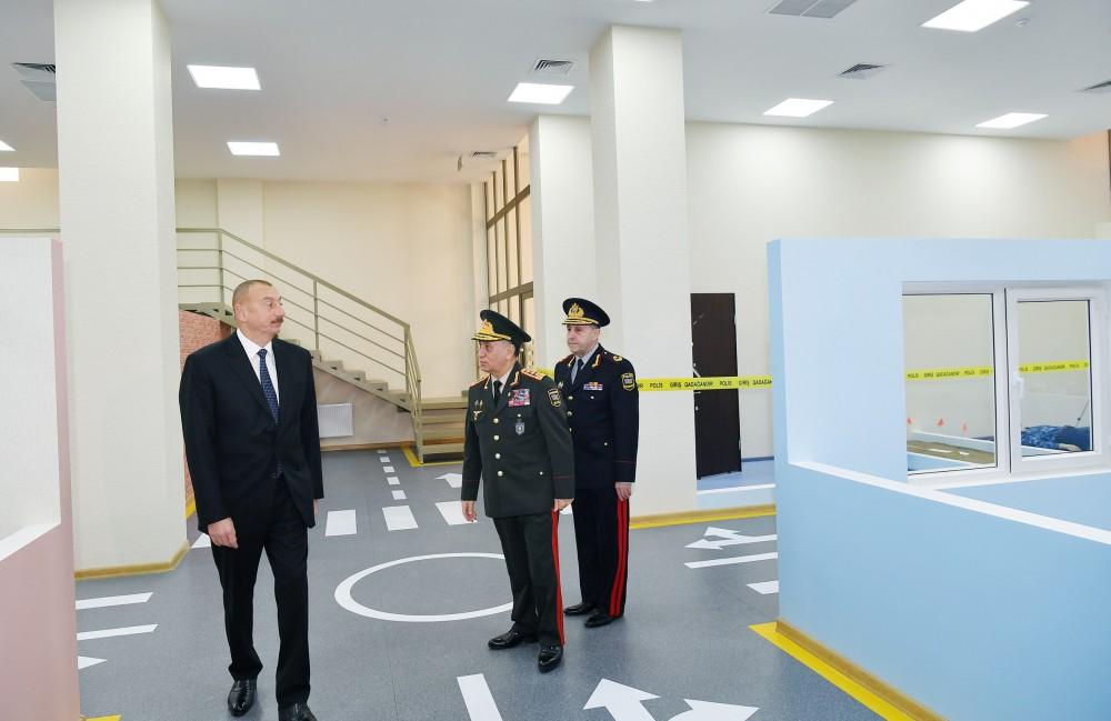 Президент Ильхам Алиев принял участие в открытии нового учебного здания Полицейской академии МВД (ФОТО)
