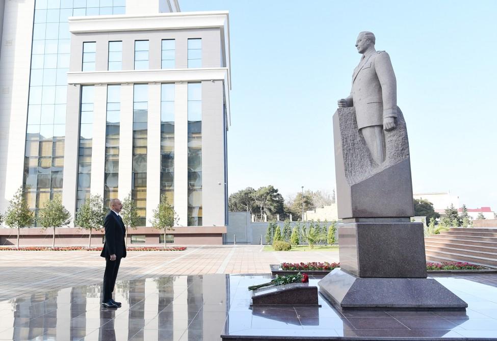 Президент Ильхам Алиев принял участие в открытии нового учебного здания Полицейской академии МВД (ФОТО)