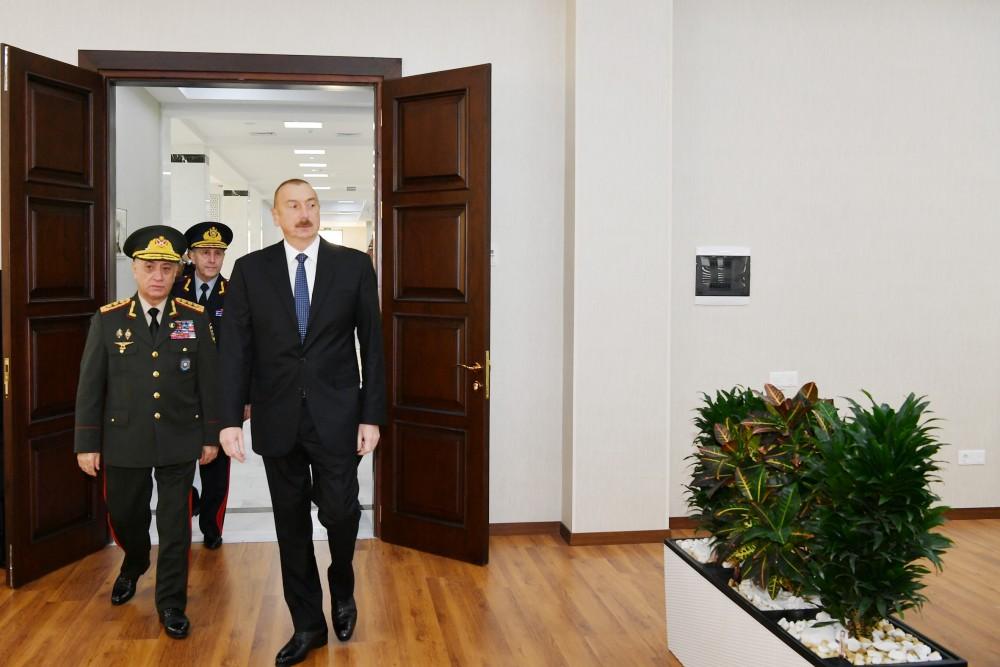 Президент Ильхам Алиев принял участие в открытии нового учебного здания Полицейской академии МВД (ФОТО)