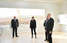 Azerbaijani president with first lady attend opening of Yasamal residential complex (PHOTO)