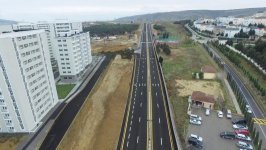 Azerbaijani president with first lady attend opening of Yasamal residential complex (PHOTO)