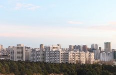 Azerbaijani president with first lady attend opening of Yasamal residential complex (PHOTO)