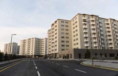 Azerbaijani president with first lady attend opening of Yasamal residential complex (PHOTO)