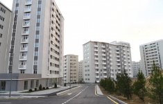 Azerbaijani president with first lady attend opening of Yasamal residential complex (PHOTO)