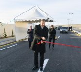 Azerbaijani president with first lady attend opening of Yasamal residential complex (PHOTO)