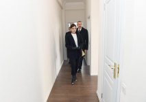 Azerbaijani president with first lady attend opening of Yasamal residential complex (PHOTO)