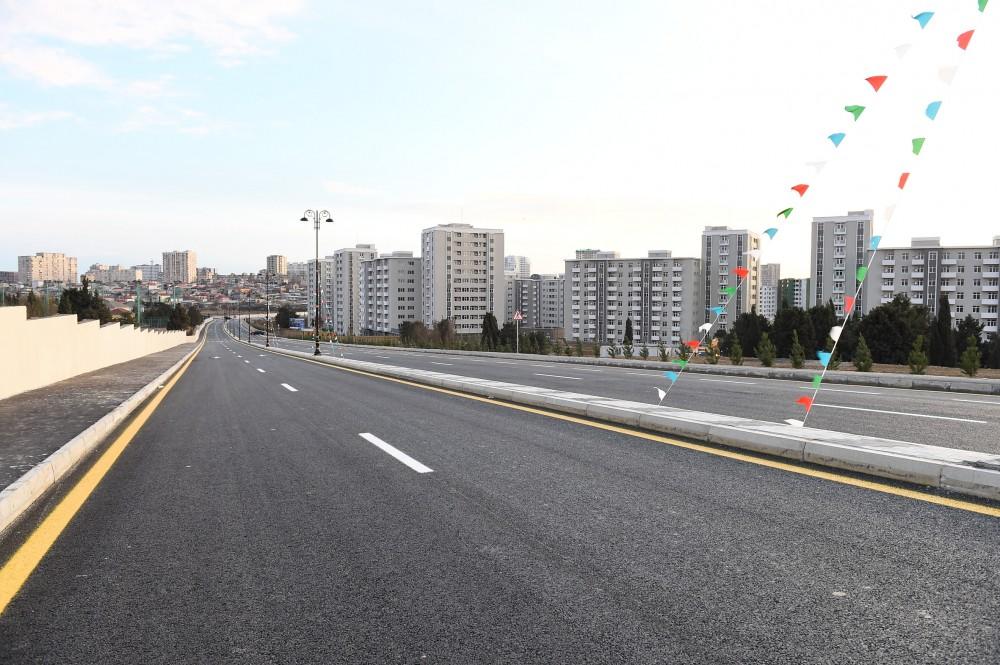 Azerbaijani president with first lady attend opening of Yasamal residential complex (PHOTO)