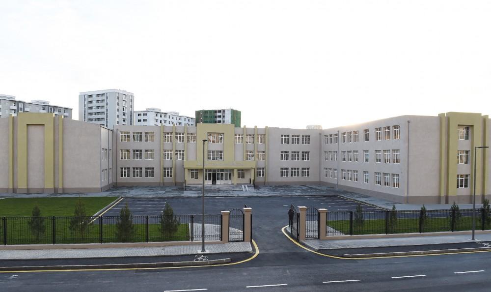 Azerbaijani president with first lady attend opening of Yasamal residential complex (PHOTO)